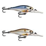Live target S65M205 Threadfin Shad Flat-Side Suspending воблеры 65 mm 9g Золотистый Silver / Bronze