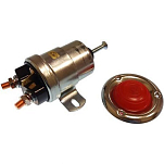 Goldenship GS63091 Ножной электрический переключатель Серебристый Red 24V 