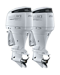 Спарка из 2 моторов Suzuki DF250APX, белые 2xDF250APX_white