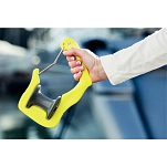 Barton marine m65124 Рукоятка троса Ghook Yellow / Black 25x18x10