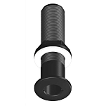 Trudesign 1804773 140 mm Длинная резьба сквозь корпус Серебристый Black 1 1/2´´