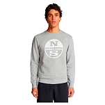 North sails 691001-0926-6 Толстовка 691001 Graphic Серый Grey Melange 2XL