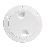 Beckson marine 27350 Стандартная полипропиленовая крышка с круглым деком White 102 mm