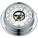 Barigo 003803 Tempo 85 Хромированный барометр Серебристый Silver 110 x 32 mm