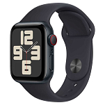 Apple MRG73QL/A Watch SE GPS + Cellular 40 mm Sport Band  Midnight S-M