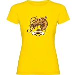 Kruskis 11502302xxlc069 Футболка с коротким рукавом Seafood Shrimp Yellow 30x25x2 2XL