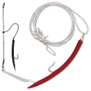 Купить Zebco 4770103 Z-Sea Связанные Крючки Красный Red 8/0  7ft.ru в интернет магазине Семь Футов