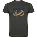 Купить Kruskis CA65500646C068 Футболка с коротким рукавом Seafood Squid Серый Dark Grey 3XL 7ft.ru в интернет магазине Семь Футов