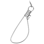 Mikado AMR03-001-14 Вертлюги Серебристый  Grey 14 cm 