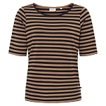 Redgreen 172012107-126-l Футболка с коротким рукавом Hedy Light Brown Stripe 30x25x2