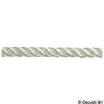 3-strand white polypropylene rope 8 mm, 06.485.08