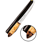 Rapala 52MABSCF7 Collector Salmon Нож Коричневый  Silver / Brown