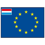 Talamex 27332130 European With Small Dutch Flag Голубой  Blue 30 x 45 cm 