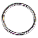 Nantong five-wood 5050481 Кольцо из нержавеющей стали Серебристый Silver 6 x 40 mm 