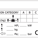 CE boat identification plate for outboard engines, 54.410.00