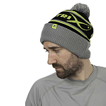 Matrix fishing GHH001 Шапка Thinsulate Bobble Серый  Grey / Black / Yellow