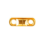 Kali kunnan 82008 Округлые бусины с двумя отверстиями Золотистый Golden 9 