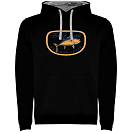 Купить Kruskis SU1067040258C074 Толстовка с капюшоном Fresh Tuna Two-Colour Черный Black / Grey XL 7ft.ru в интернет магазине Семь Футов