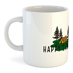 Kruskis 42611C308 Кружка Happy Camping 325ml  White