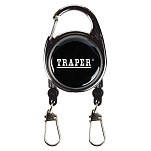 Traper fly 99091 клип троллинга Double  Black / Grey