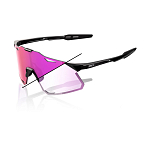 Спортивные очки 100% HYPERCRAFT Gloss Black - Purple Flash Mirror Photochromic Lens, 60000-00031