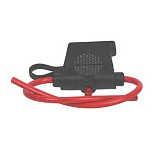 Euromarine 000365 A 24V Предохранитель вилки маховика Держатель предохранителя светодиода Серебристый Black 2-30A