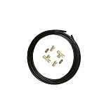 Ultraflex 4344408 OB-2S 8 m Комплект двойной рулевой станции Золотистый Black 3/8´´ 