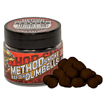 Benzar mix 98087255 Method Smoke Dumbells 30ml Вафтерс с тунцом и лососем Коричневый Brown / Orange 6 mm
