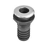 Plastimo 67891 Прямо через корпус  Black 5/8´´