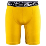 Craft 1906732-552000-3 трусы-боксёры Pro Control 9´´ Желтый Yellow XS