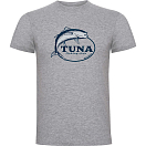 Купить Kruskis CA65500158C065 Футболка с коротким рукавом Tuna Fishing Club Серый Heather Grey S 7ft.ru в интернет магазине Семь Футов