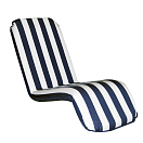 Купить Comfort seat 6363050 Classic Large Plus Подушка сиденья Голубой White / Blue 145 x 48 x 8 cm  7ft.ru в интернет магазине Семь Футов