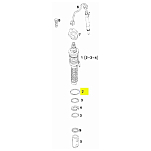 Indel marine VD60002 уплотнительное кольцо Black