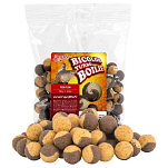 Benzar mix 98017103 Turbo Bicolor 250g Рыбо-сливовый бойл Brown / Orange 20 mm