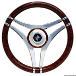 IMPACT briar root steering wheel SS spokes Ø 350mm, 45.141.05