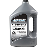 Quicksilver boats 8M0152564 4 Stroke FCW 10W30 Synthetic Blend Marine Oil 4L 3 Units Серый Grey
