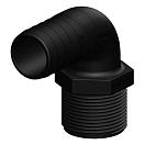 Купить Trudesign TRU90568 Vrac 1 1/4´´ Мужчина-Мужчина 90° Резьбовой Рифленый разъем Черный Black 32 mm 7ft.ru в интернет магазине Семь Футов
