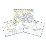 Plastimo 105121206 Barcelona-Tarragona Морская карта Бежевый Blue / White