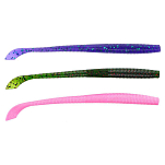 Yamamoto baits 127L10925 Kut Tail Worm Мягкая приманка 127 mm 10 единицы Розовый Green Pumpkin / Red Flake / Fading Watermelon Laminate