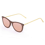Ocean sunglasses 23.21 Солнцезащитные очки Genova Pink Mirror Transparent Brown / Metal Black Temple/CAT2