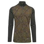 Thermowave FLOW441-782-M Базовый слой с длинным рукавом Merino Flow Зеленый Camouflage M
