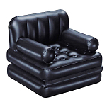 Bestway 75114 надувной шезлонг Multi-Max 4-in-1 191x38x25 cm Черный Multicolour 4 Posiciones Negro 191x38x