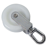 Foresti & suardi 7878202 8 mm Поворотный шкив  White 50 x 9 mm