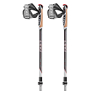 Купить Leki 65026011 Traveller Aluminium Поляки Черный  Dark Anthracite / Light Anthracite / White / Neon Red 90-130 cm 7ft.ru в интернет магазине Семь Футов