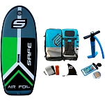 Safe waterman hc100.002 Надувной комплект для падлбординга Air Foil 6´5´´ Gray 90x55x23 195.6 cm