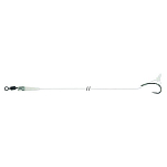 Carp spirit 34CSACS340053 Fluoro D-Rig Связанные Крючки Серебристый Grey 8 