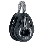 Harken 2150 Carbo T2 40 Mm Двойной шкив Черный Black