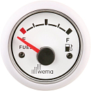 Купить Индикатор уровня топлива Wema UPFR-WW 110326 12/24В 240-30Ом Ø62мм белый циферблат с белым кольцом 7ft.ru в интернет магазине Семь Футов