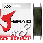 Daiwa 12751528 J-Braid 8 500 M Зеленый  Green 0.280 mm 