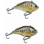 Live target BGV65SK100 Bluegill Rattlebait Sinking Безгубые воблеры 65 mm 14g Золотистый Natural / Matte